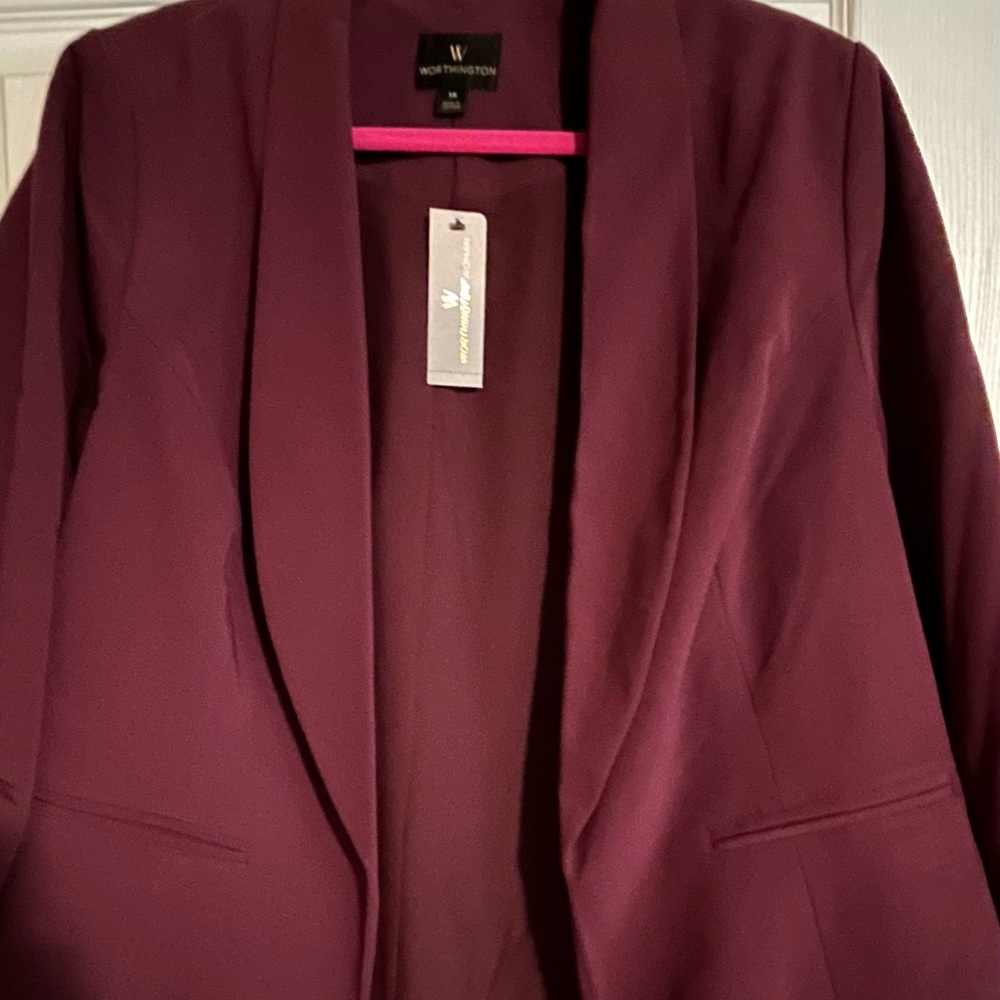 New Wine colored Blazer